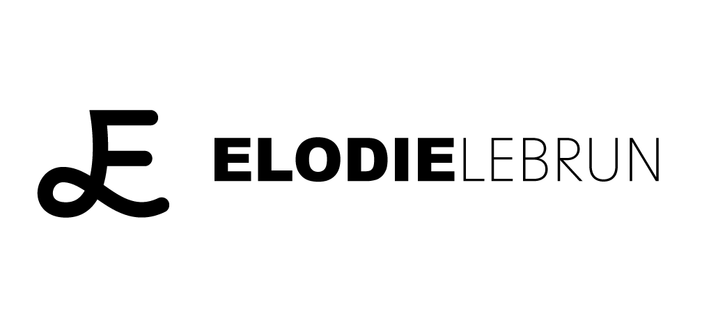 logo ELODIE LEBRUN noir